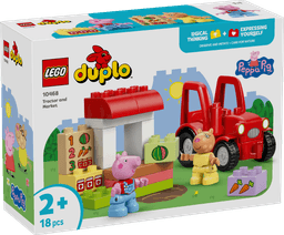 LEGO DUPLO Peppa Pig Tractor and Market