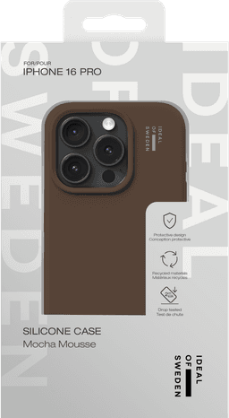 Silicone Case iPhone 16 Pro - Mocha Mousse