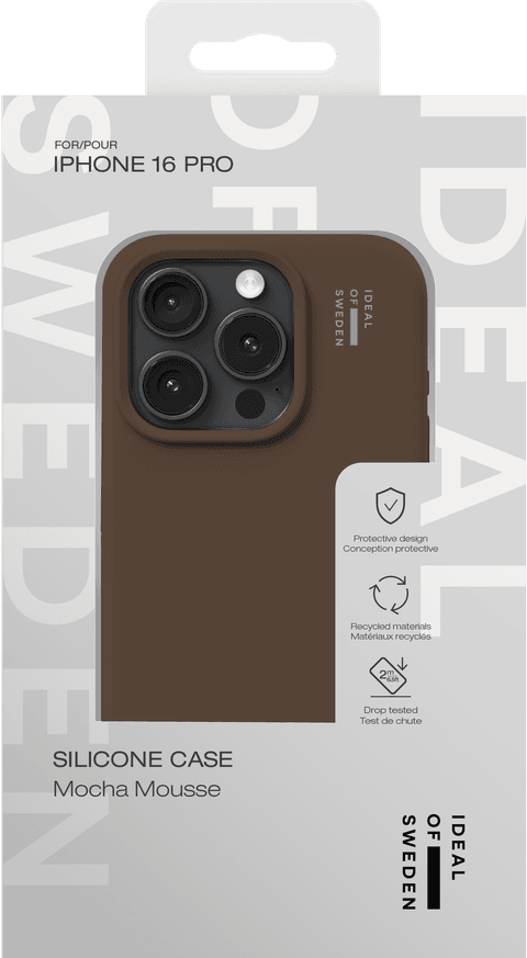 Silicone Case iPhone 16 Pro - Mocha Mousse