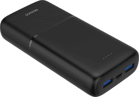 Akupank 20 000 mAh, Fast Charge 2xUSB-A +1x USB-C