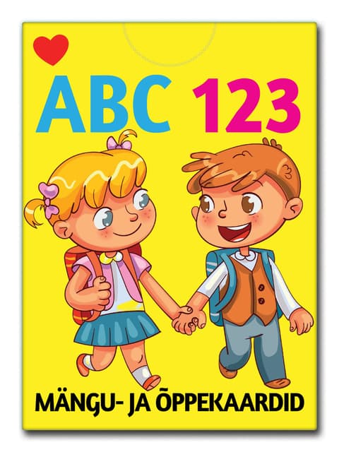 ABC 123 mängu- ja õppekaardid
