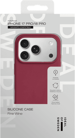 Silicone Case iPhone 17 Pro/18 Pro - Fine Wine MagSafe