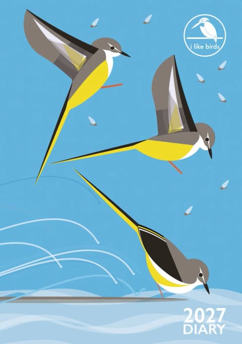 2027 Kalendermärkmik I Like Birds A5 Diary