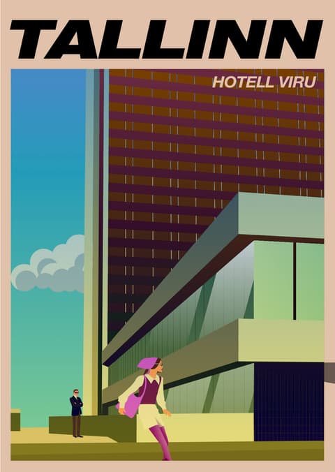 Postkaart TALLINN - Hotell viru