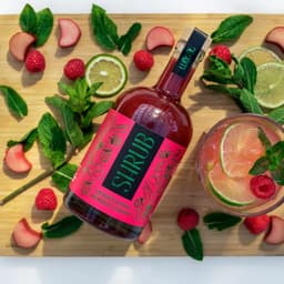 Wösel 500ml Rabarberi-vaarika Virgin Mojito Shrub