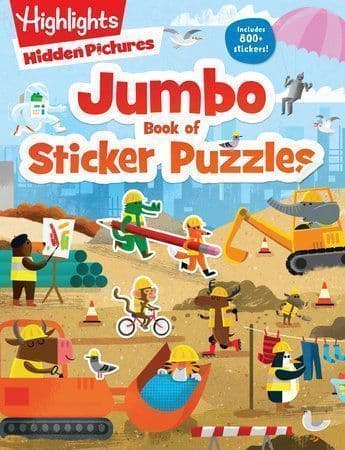 Jumbo Book Of Sticker Puzzles