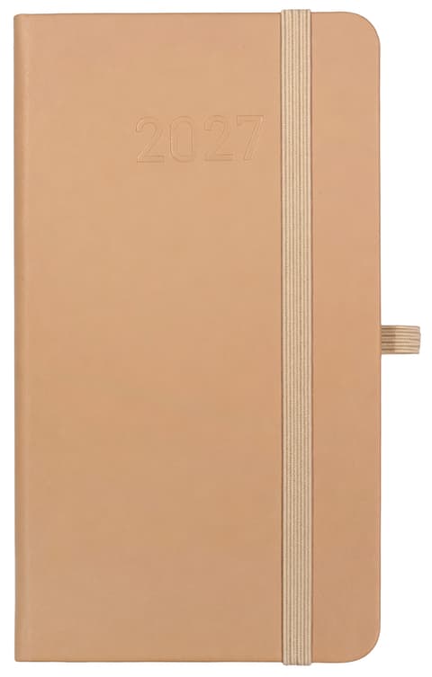 2027 Märkmik Planner Slim, erinevad värvid 3/4 B6, 144 lk