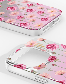 Mirror Case iPhone 15 Pro - Rose Blush Floral