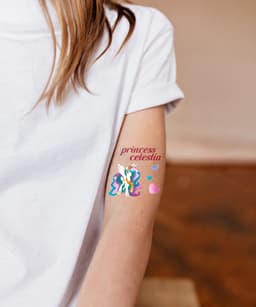 Ajutine tattoo set TATTOOSHKA "Celestia princess with sequins"