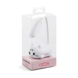LED laualamp Kitty B2F, valge, painduva kaelaga, USB, soe valgus Miquelrius