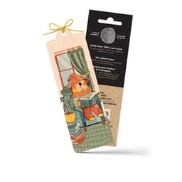 Puidust järjehoidja Bear with a book