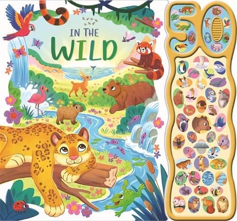In the Wild: A 50-button sound book, perfect for an interactive story time