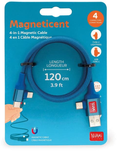 LEGAMI Magneetiline Laadimiskaabel Magneticent - Petrol