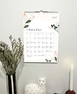 SEIK Tegude Kalender seinakalender 2026 – lillede lummuses (A3)