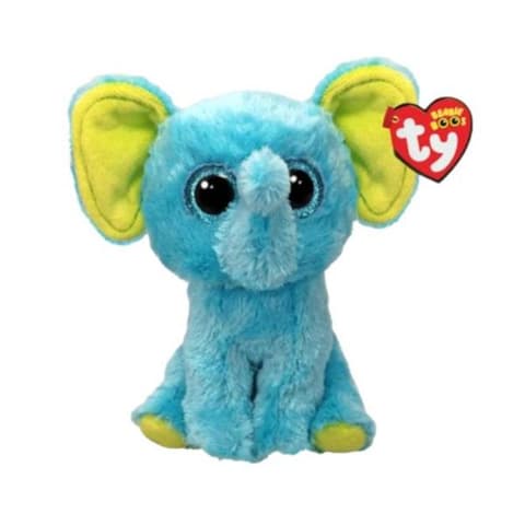 Pehme mänguloom TY TRUNKLES - blue elephant reg
