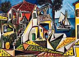 Pusle 1000 tk Mediterranean Landscape by Picasso