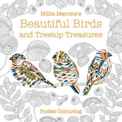 Millie Marotta´s Beautiful Birds and Treetop Treasures Pocket Colouring