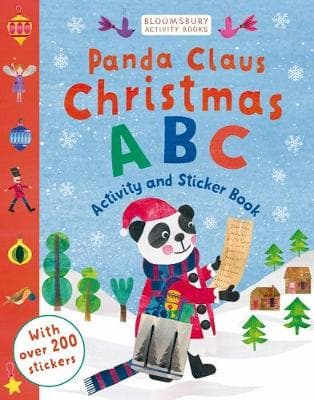 Panda Claus Christmas ABC Activity and Sticker Book