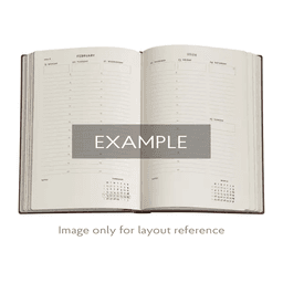 Paperblanks 2026 Kalendermärkmik Porto Slim Horizontal