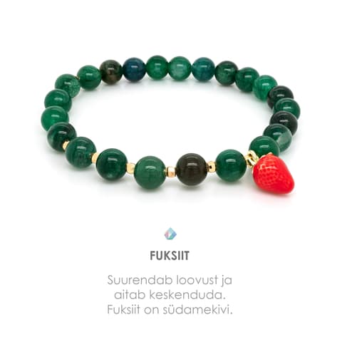 Käevõru Fuksiit ja Maasikas 6mm