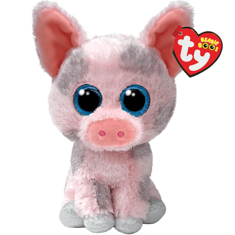 Pehme mänguloom TY HAMBONE - pink pig reg