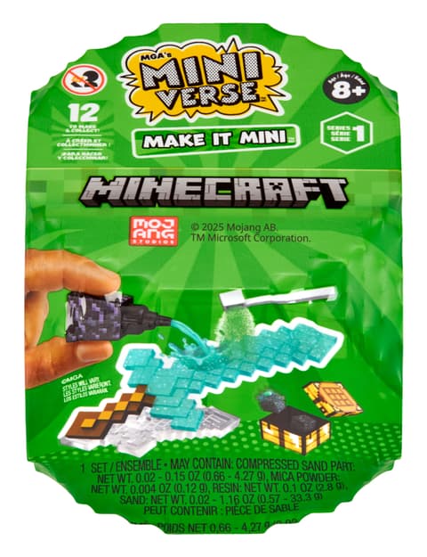 MGA MINIVERSE Minecraft DIY pall, CDU