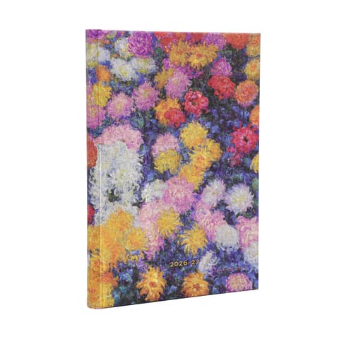 2027 Kalendermärkmik Paperblanks 18-kuud Monet’s Chrysanthemums