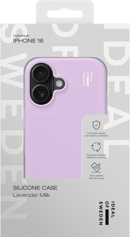Silicone Case iPhone 16 - Lavender Milk