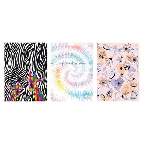 Herlitz märkmeraamat A5/80, ruuduline, mix