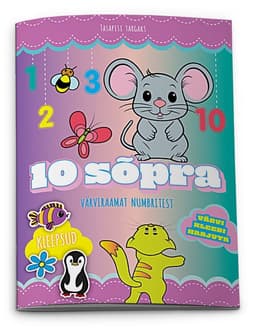 10 sõpra. Värviraamat numbritest