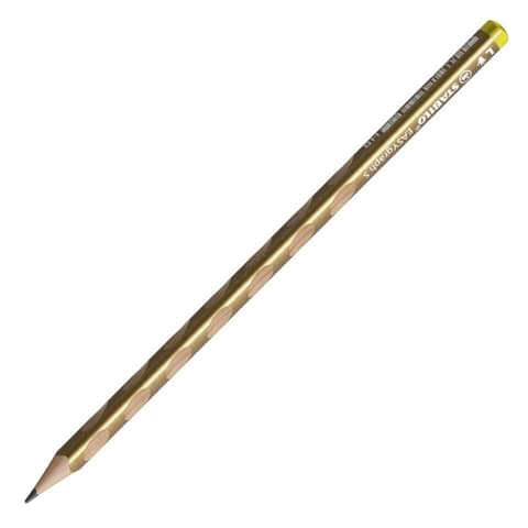 Harilik pliiats Stabilo Easy Graph - S, vasak, kuld