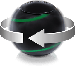 Bopster Spinner pall, Helendab pimedas
