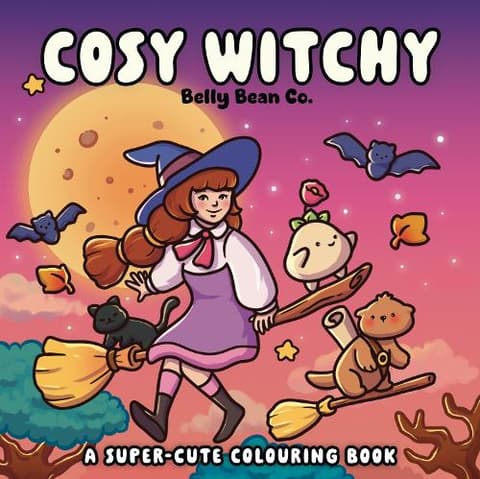 Cosy Witchy: A super-cute colouring book