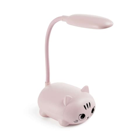 LED laualamp Kitty B2F, roosa, painduva kaelaga, USB, soe valgus Miquelrius
