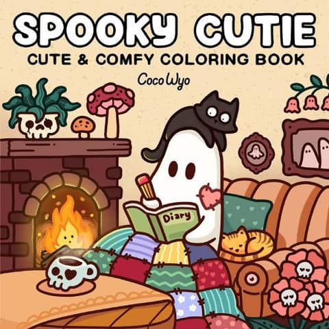 Spooky Cutie: Coloring Book for Adults and Kids