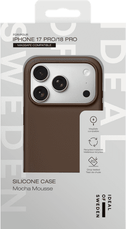 Silicone Case iPhone 17 Pro/18 Pro - Mocha Mousse MagSafe