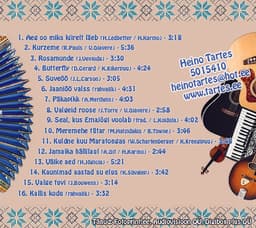 CD Heino Tartes ja sõbrad -  Aeg kaob, laulud jäävad