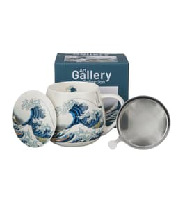Teetass Barrel sõela ja kaanega THE GREAT WAVE -  K. Hokusai 430ml
