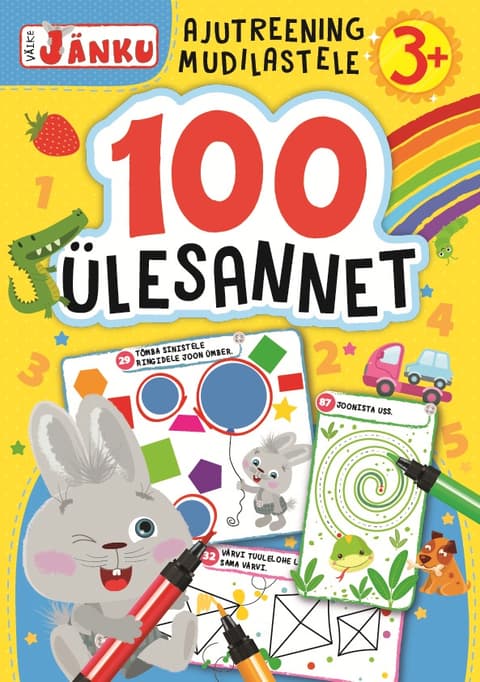 Väike Jänku. 100 ülesannet 3+