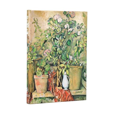 2027 Paperblanks Märkmik 12-kuud Cezanne’s Terracotta Pots and Flowers