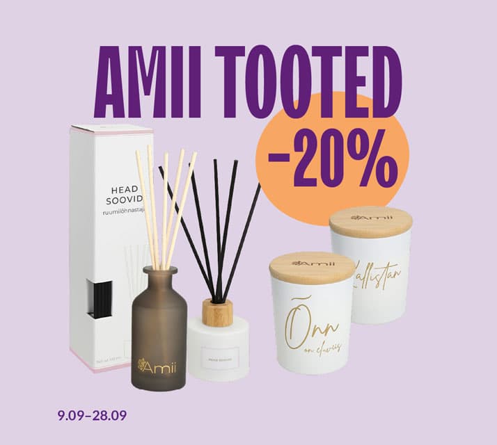 Amii tooted -20%! 09.09-28.09