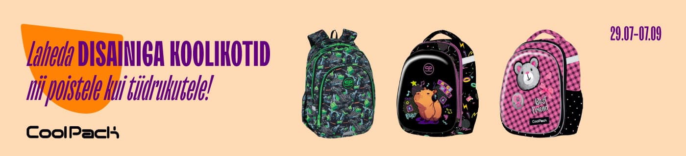 Laheda disainiga koolikotid Coolpackilt