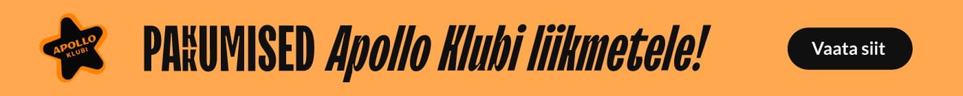 Eripakkumised Apollo Klubi liikmetele