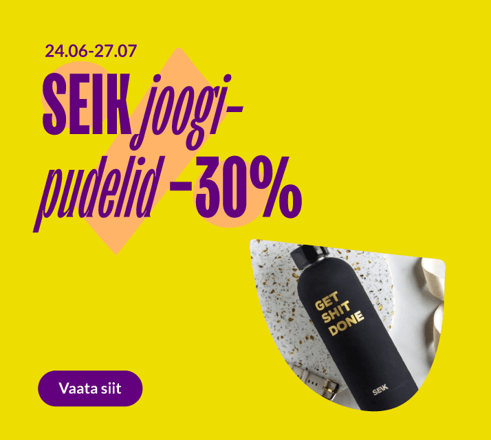 24.06-27.07 Seik joogipudelid -30%