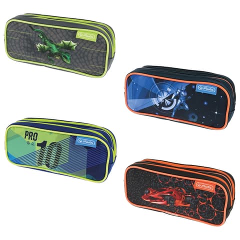 Herlitz pinal, 2 lukuga, Boys Mix, 4 disaini