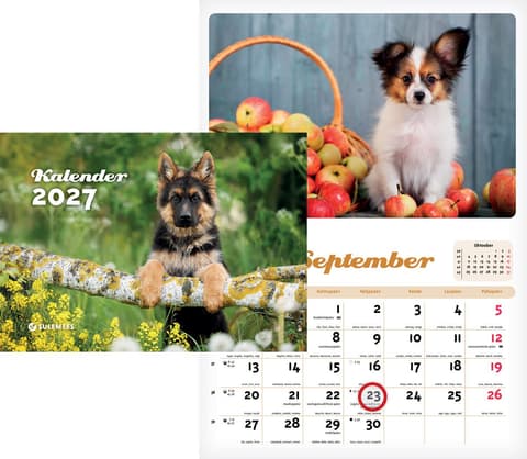 2027 Kutsukalender, avatuna 240 x 330mm, klamberköide