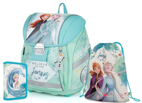 Komplekt PREMIUM LIGHT FROZEN - koolikott, pinal, spordiriiete kott