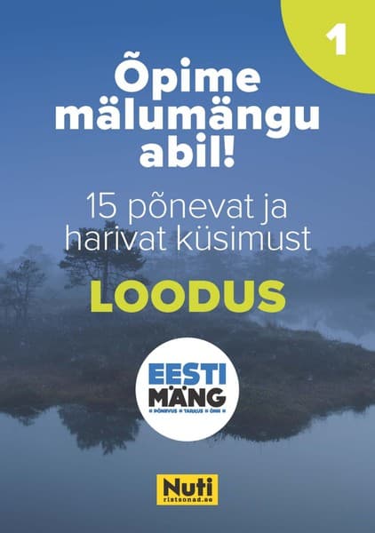 E-raamat: Õpime mälumängu abil! Eesti mäng. Loodus